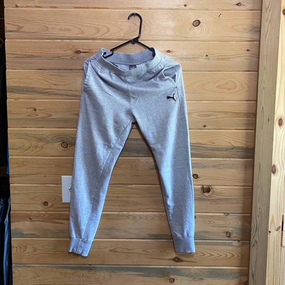 Gray sweatpants